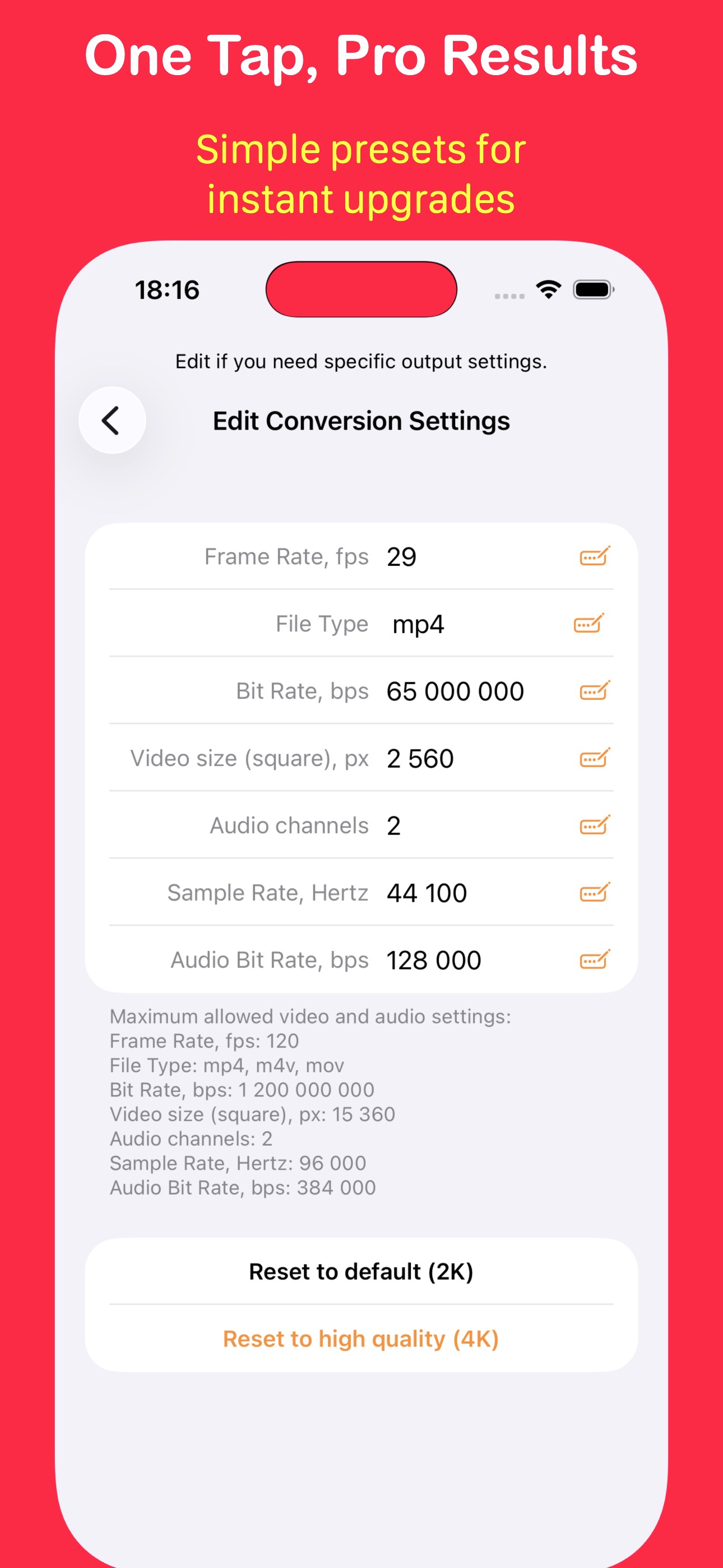 App screenshot with premium AI enhancement and optimization flow